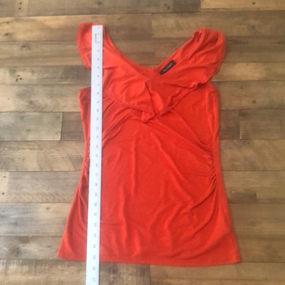 WHBM burnt orange, size small, tank/off.